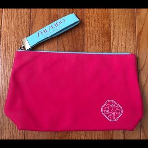 2/$25 Shiseido Makeup Cosmetic Wristlet Clutch Bag